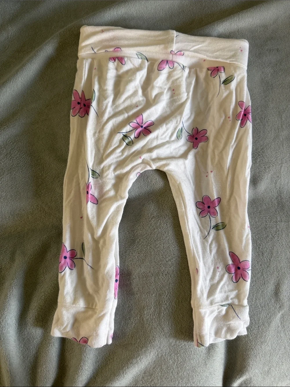Carter's White outfit with Pink Floral Print